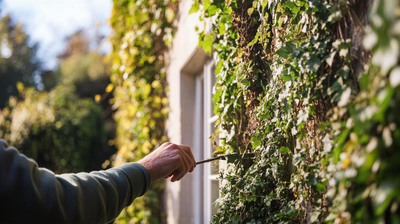Cómo eliminar fácilmente la hiedra de la fachada de una casa: métodos efectivos y seguros